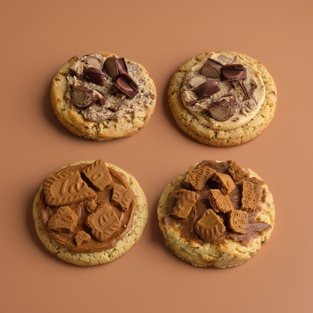 Lot de quatre cookies