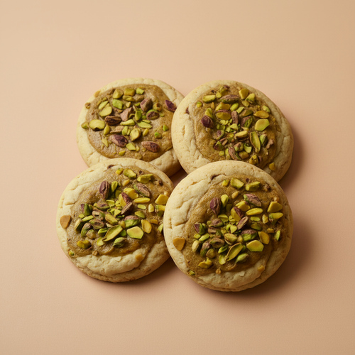 Pack de 4 cookies pistache